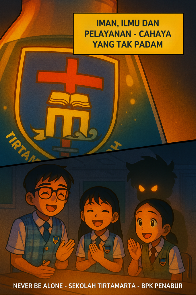 Arka The Beyonders hadir dalam episode ‘Cahaya di Balik Eksperimen Gagal’. Cerita inspiratif siswa TIRTAMARTA yang bangkit dari kegagalan TK SD SMP SMA PK2T ACTS BINA IMAN SEKOLAH holistic TIRTAMARTA BPK PENABUR KRISTEN JAKARTA SELATAN DEPOK PONDOK INDAH CINERE PENERIMAAN SISWA BARU PESERTA DIDIK 2025 2026 PSB PPDB PENDAFTARAN PENDIDIKAN KARAKTER teknologi bukan batasan GROW BEYOND GREATNESS