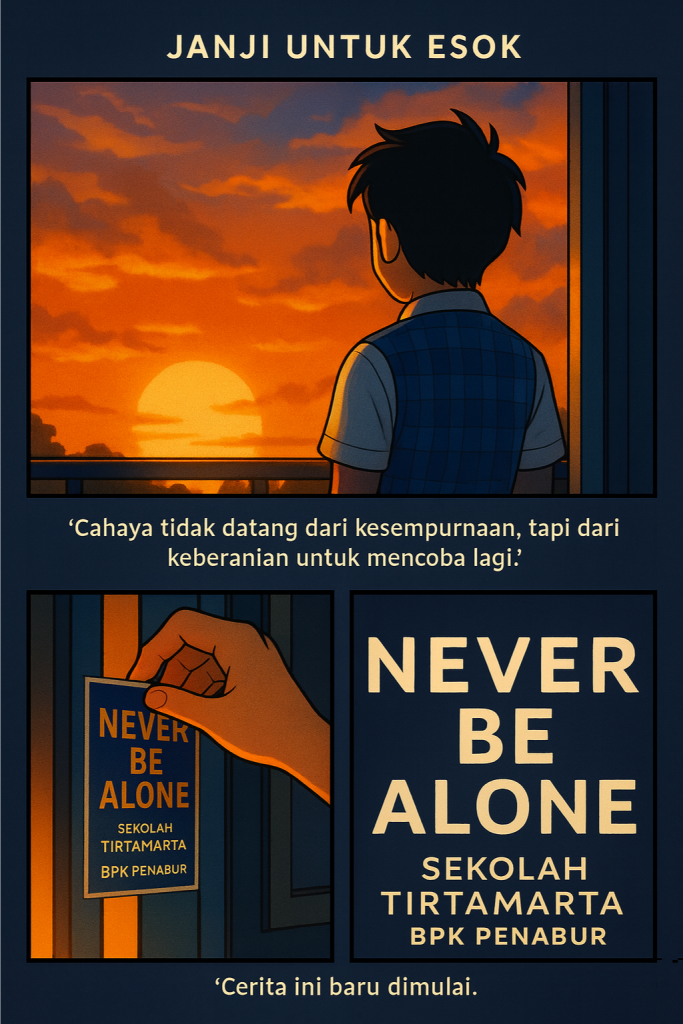 Arka The Beyonders hadir dalam episode ‘Cahaya di Balik Eksperimen Gagal’. Cerita inspiratif siswa TIRTAMARTA yang bangkit dari kegagalan TK SD SMP SMA PK2T ACTS BINA IMAN SEKOLAH holistic TIRTAMARTA BPK PENABUR KRISTEN JAKARTA SELATAN DEPOK PONDOK INDAH CINERE PENERIMAAN SISWA BARU PESERTA DIDIK 2025 2026 PSB PPDB PENDAFTARAN PENDIDIKAN KARAKTER teknologi bukan batasan GROW BEYOND GREATNESS