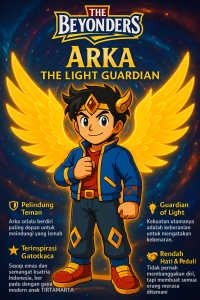 Infografis Biografi Arka – The Light Guardian, The BEYONDERS TK SD SMP SMA PK2T ACTS BINA IMAN SEKOLAH holistic TIRTAMARTA BPK PENABUR KRISTEN JAKARTA SELATAN DEPOK PONDOK INDAH CINERE PENERIMAAN SISWA BARU PESERTA DIDIK 2025 2026 PSB PPDB PENDAFTARAN PENDIDIKAN KARAKTER teknologi bukan batasan GROW BEYOND GREATNESS