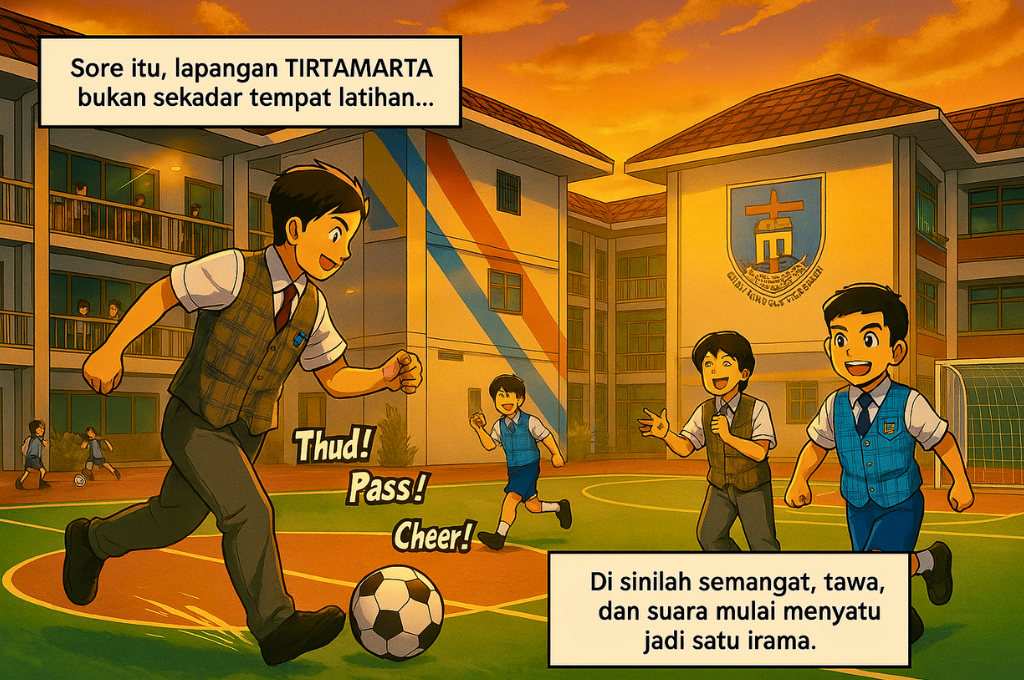 Toddler TK SD SMP SMA PK2T ACTS BINA IMAN SEKOLAH holistic TIRTAMARTA BPK PENABUR KRISTEN JAKARTA SELATAN DEPOK PONDOK INDAH CINERE PENERIMAAN SISWA BARU PESERTA DIDIK 2025 2026 PSB PPDB PENDAFTARAN PENDIDIKAN KARAKTER teknologi bukan batasan GROW BEYOND GREATNESS HOODIE GRATIS SVARA & ARKA — The Harmony Field EPISODE 1: “The Challenge” KOMIK WEB SUPERHERO SEKOLAH TIRTAMARTA PENABUR SVARA & ARKA — The Harmony Field. EPISODE 1_ “The Challenge”