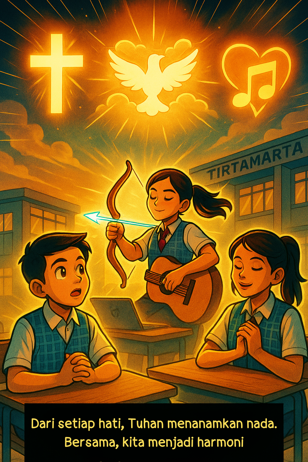 Toddler TK SD SMP SMA PK2T ACTS BINA IMAN SEKOLAH holistic TIRTAMARTA BPK PENABUR KRISTEN JAKARTA SELATAN DEPOK PONDOK INDAH CINERE PENERIMAAN SISWA BARU PESERTA DIDIK 2025 2026 PSB PPDB PENDAFTARAN PENDIDIKAN KARAKTER teknologi bukan batasan GROW BEYOND GREATNESS HOODIE GRATIS Full Reveal Day SVARA – Suara yang Menggetarkan Langit. KOMIK WEB SUPERHERO SEKOLAH TIRTAMARTA BPK PENABUR JAKARTA DEPOK. THE BEYONDERS. THE BRAVE HEART