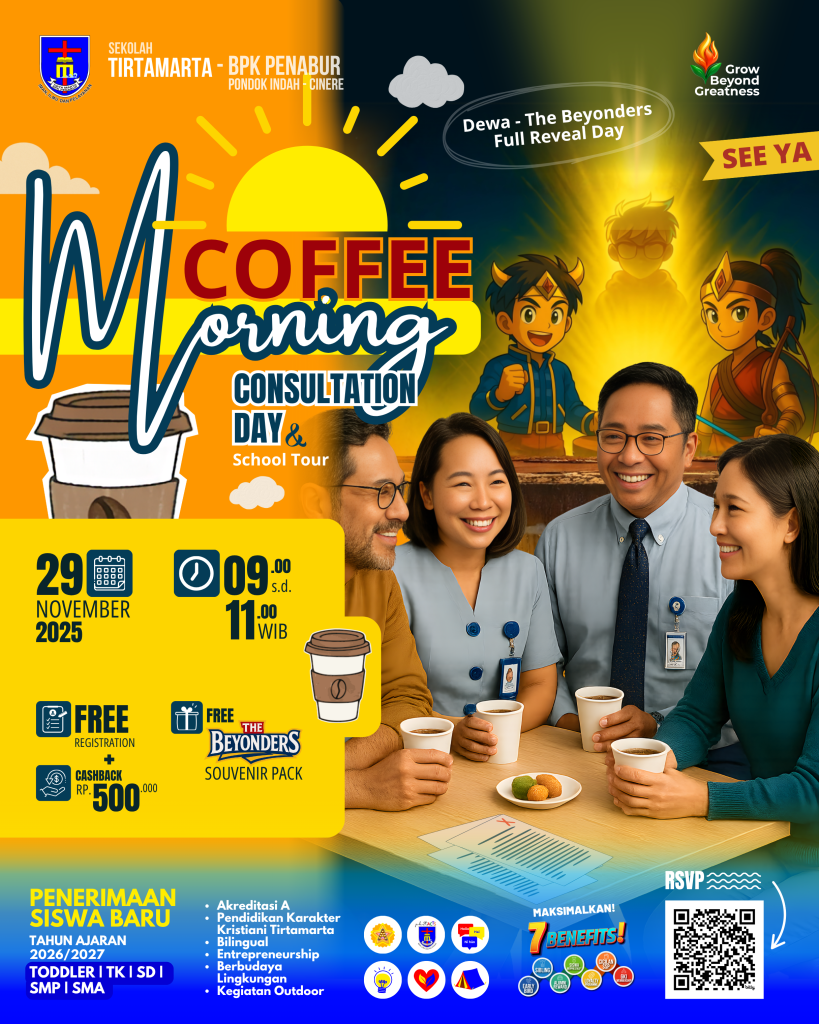 Toddler TK SD SMP SMA PK2T ACTS BINA IMAN SEKOLAH holistic TIRTAMARTA BPK PENABUR KRISTEN JAKARTA SELATAN DEPOK PONDOK INDAH CINERE PENERIMAAN SISWA BARU PESERTA DIDIK 2025 2026 PSB PPDB PENDAFTARAN PENDIDIKAN KARAKTER teknologi bukan batasan GROW BEYOND GREATNESS