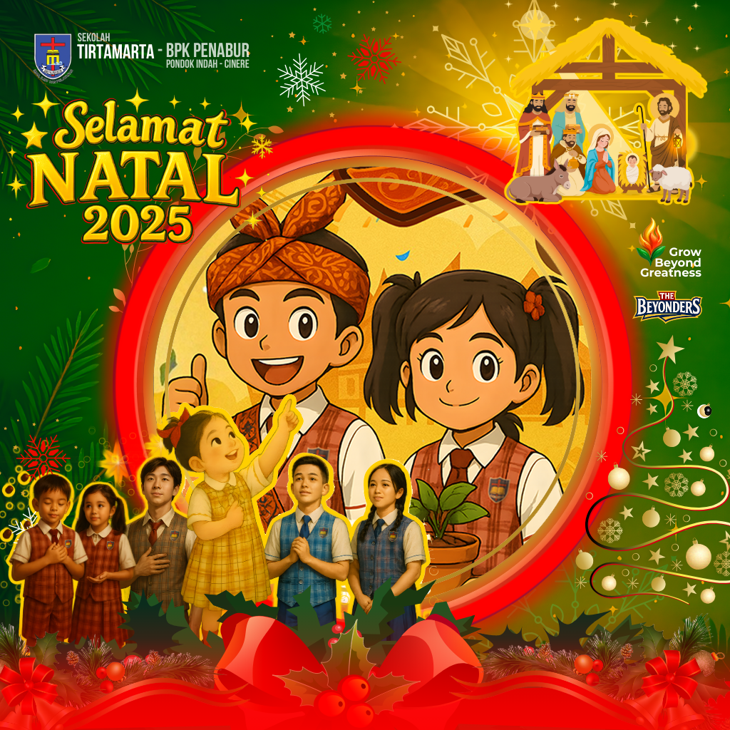 Toddler TK SD SMP SMA PK2T ACTS BINA IMAN SEKOLAH holistic TIRTAMARTA BPK PENABUR KRISTEN JAKARTA SELATAN DEPOK PONDOK INDAH CINERE PENERIMAAN SISWA BARU PESERTA DIDIK 2025 2026 PSB PPDB PENDAFTARAN PENDIDIKAN KARAKTER teknologi bukan batasan GROW BEYOND GREATNESS superhero