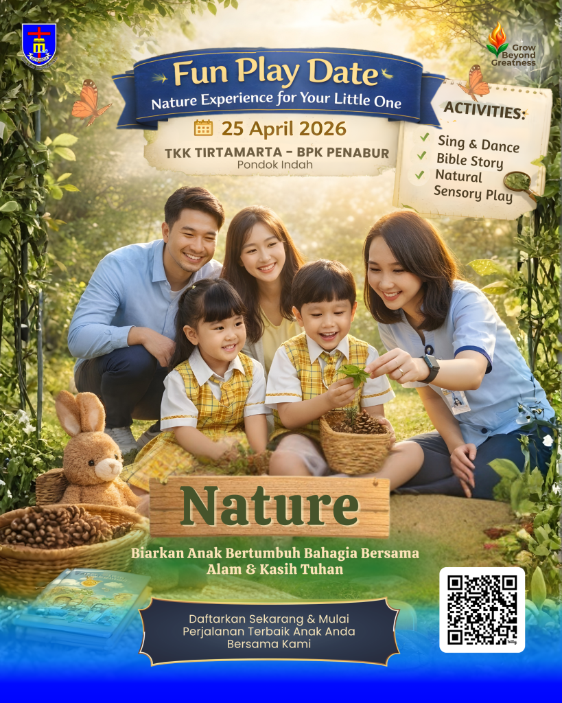 5 Tanda Anak Membutuhkan Lingkungan Sekolah yang Lebih Tepat (Jangan Diabaikan) 4 Toddler TK SD SMP SMA PK2T ACTS BINA IMAN SEKOLAH holistic TIRTAMARTA BPK PENABUR KRISTEN JAKARTA SELATAN DEPOK PONDOK INDAH CINERE PENERIMAAN SISWA BARU PESERTA DIDIK 2025 2026 PSB PPDB PENDAFTARAN PENDIDIKAN KARAKTER teknologi bukan batasan GROW BEYOND GREATNESS superhero Pintar Itu Penting. Tapi Karakter Menentukan Masa Depan