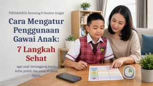 Cara Mengatur Penggunaan Gawai Anak 7 langkah sehat sekolah tirtamarta bpk penabur jakarta depok parenting student insight kristen Toddler TK SD SMP SMA PK2T ACTS BINA IMAN SEKOLAH holistic TIRTAMARTA BPK PENABUR KRISTEN JAKARTA SELATAN DEPOK PONDOK INDAH CINERE PENERIMAAN SISWA BARU PESERTA DIDIK 2025 2026 PSB PPDB PENDAFTARAN PENDIDIKAN KARAKTER teknologi bukan batasan GROW BEYOND GREATNESS superhero Pintar Itu Penting. Tapi Karakter Menentukan Masa Depan Anak