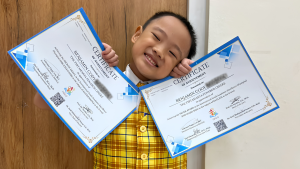 Prestasi Siswa TK TIRTAMARTA Cinere 2 Penghargaan IYAEO BPK PENABUR Jakarta Depok Kristen